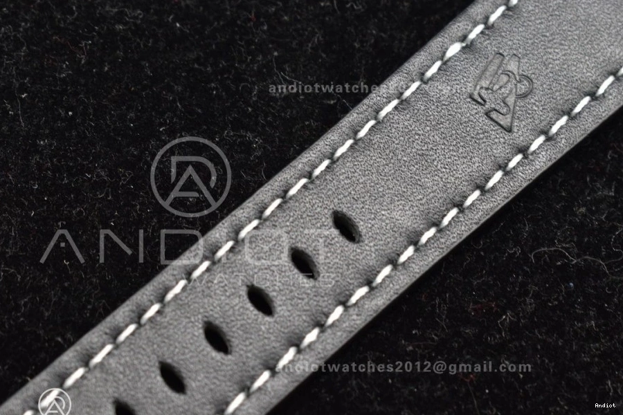 Green PAM732 Dial 999 Brown Edition TTF Strap Dark P  Upgraded Leather 1:1 on Best 0707